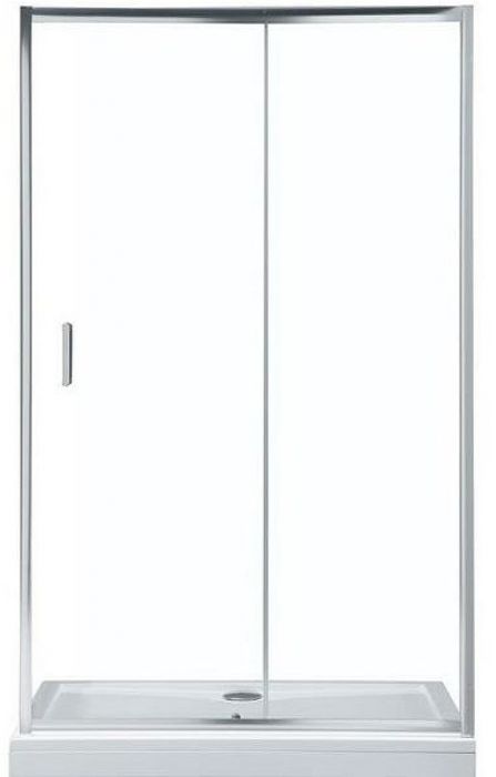 Душевая дверь Aquanet SD-1300A 130 профиль Хром стекло прозрачное