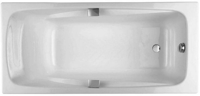 Чугунная ванна Jacob Delafon Repos 180x85 E2903-00 с антискользящим покрытием