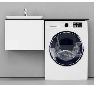 Тумба под раковину Velvex Klaufs 56x60.1Y tpKLA.56.60.1Y-616.216 подвесная Белая