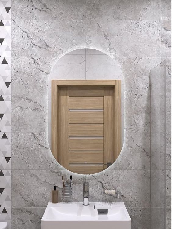 Зеркало DIWO Углич 60 ЗЛП1733 с подсветкой с бесконтактным выключателем