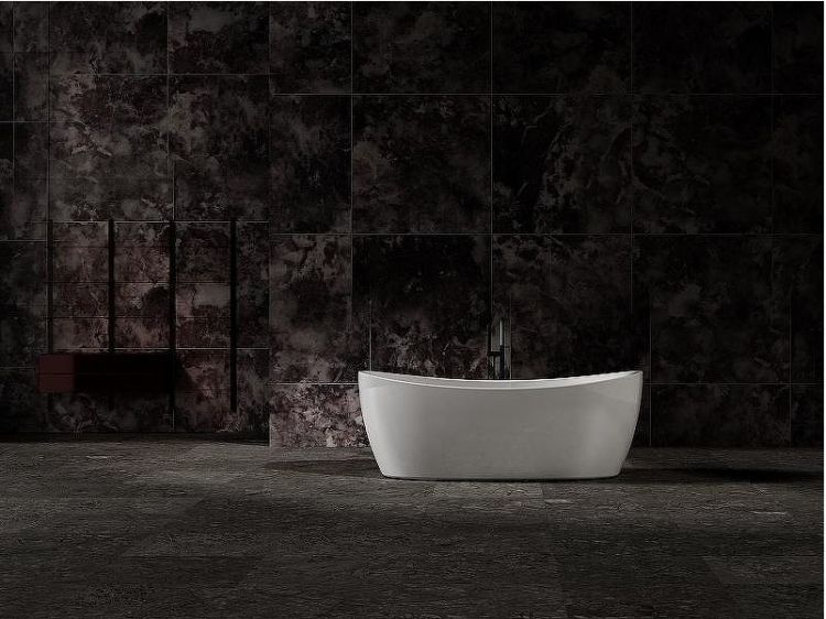 Ванна из искусственного камня Vincea 170x80 VBT-6S03MW Белая матовая без гидромассажа