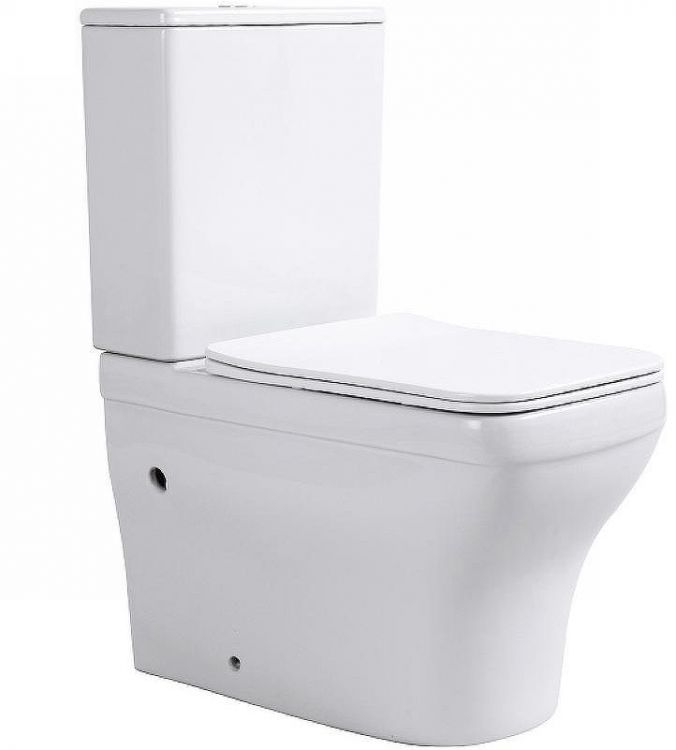 Унитаз компакт Aquatek Амадео AQ2914-00 Белый с бачком и сиденьем Микролифт