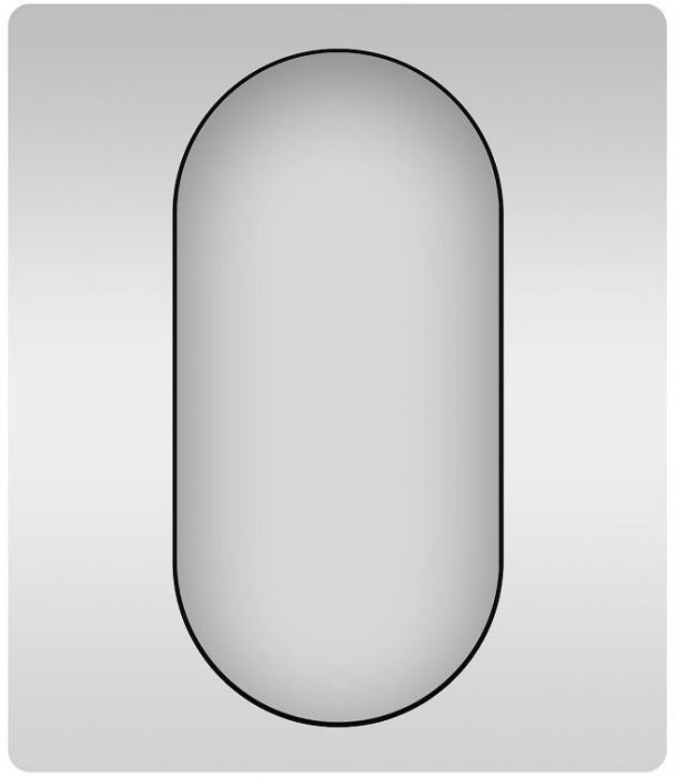 Зеркало Wellsee 7 Rays' Spectrum 50 172201830-172201840 цвет Черный матовый