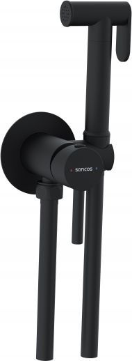 Гигиенический душ SANCOS Start со смесителем, цвет черный матовый, SC1001MB Гигиенический душ SANCOS Start со смесителем, цвет черный матовый, SC1001MB