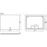 Зеркало SANCOS c подсветкой Square, 900х700, SQ900