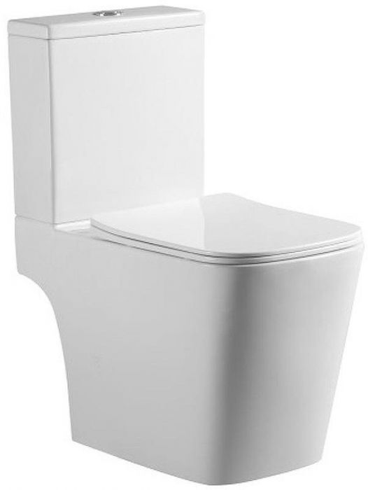 Унитаз компакт Royce Crown RCT-152204WH с бачком и сиденьем Микролифт