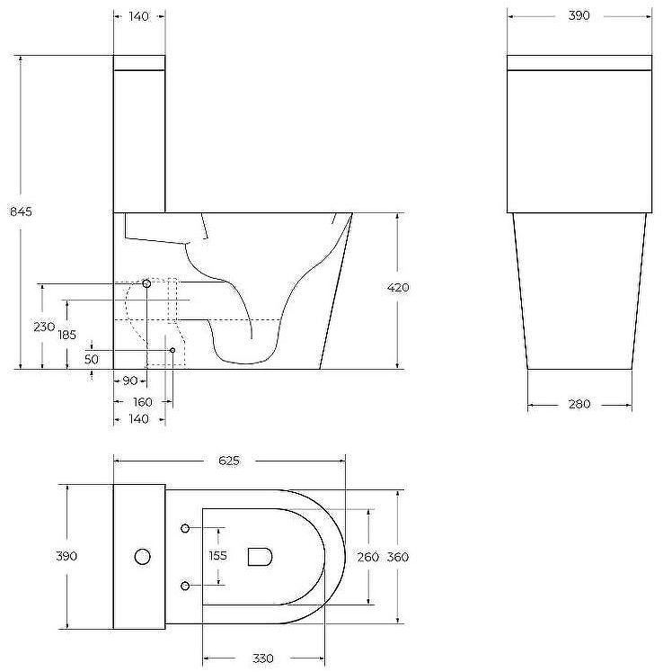 Унитаз компакт BelBagno Flay-Tor BB2149CP-TOR/BB2149T/BB2031SC с бачком и сиденьем Микролифт