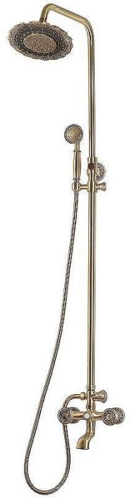 Душевая система Bronze de Luxe Royal 10121DF Бронза