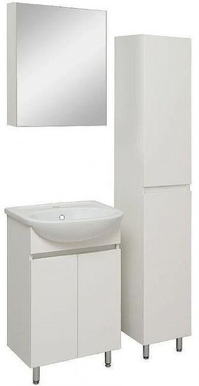 Зеркальный шкаф Runo Лада 40 00-00001192 Белый