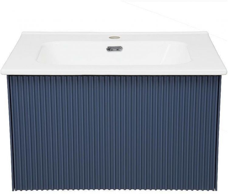 Тумба под раковину La Fenice Terra 60 FNC-01-TER-BG-60 подвесная Синяя матовая