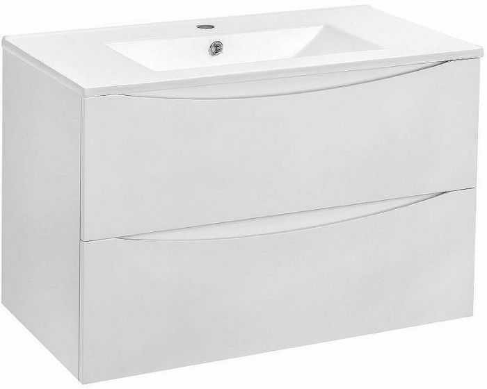 Тумба под раковину Vincea Mia 75 VMC-2MC750GW подвесная G.White