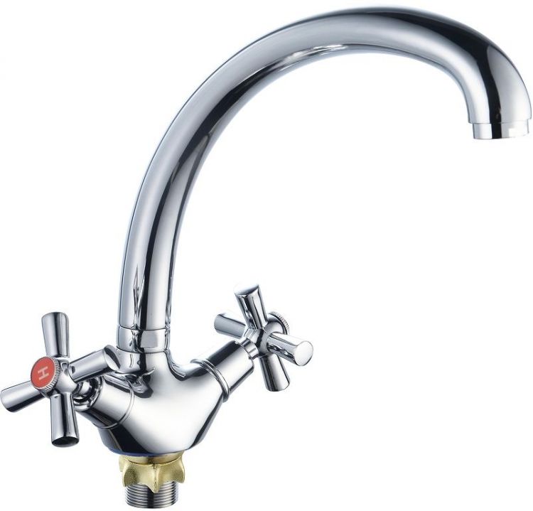 Смеситель для кухни Ростовская Мануфактура Сантехники SL138-273F Хром