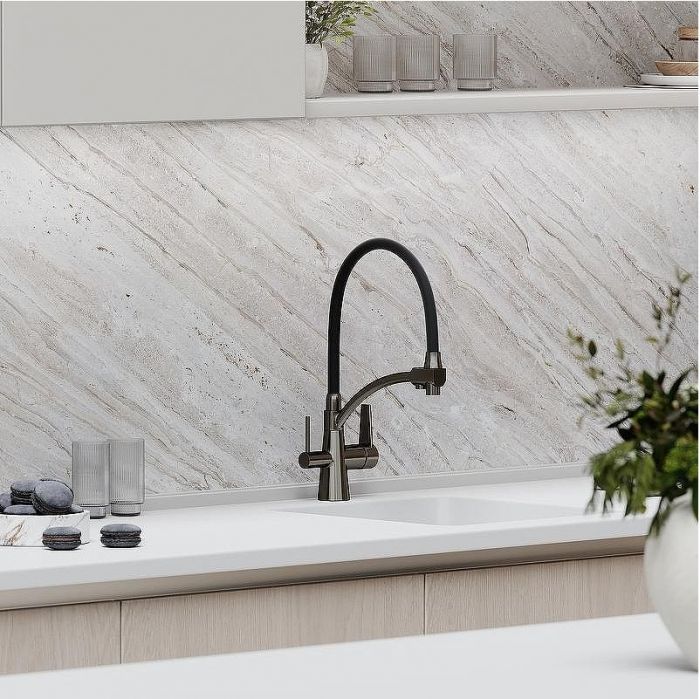 Смеситель для кухни Sancos Eri SC4001GG Вороненая сталь Черный