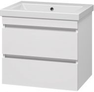 Тумба с раковиной Misty Енисей 60 УТ000011303 подвесная Белая