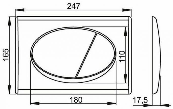 Комплект унитаза Niagara Vista NG-9301 с инсталляцией Alcaplast Sadromodul AM101/1120-3:1 RU M71-0001 с сиденьем Микролифт и клавишей смыва Хром