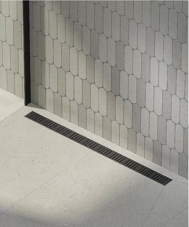 Душевой лоток Kerama Marazzi 85 APZ10BLACK-850KM с Черной матовой решеткой