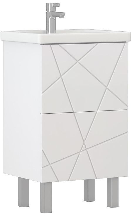 Тумба под раковину Vigo Geometry 50 tn.bsf.GEO.FOS.50.2Y цвет Белый Тумба под раковину Vigo Geometry 50 tn.bsf.GEO.FOS.50.2Y цвет Белый