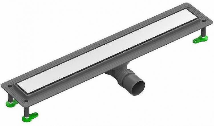 Душевой лоток Ctesi Flow Line 80 BK4024550 с решеткой Хром Душевой лоток Ctesi Flow Line 80 BK4024550 с решеткой Хром