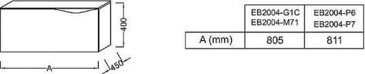 Тумба Jacob Delafon Stillness 80 EB2004-P6 подвесная цвет Натуральный дуб