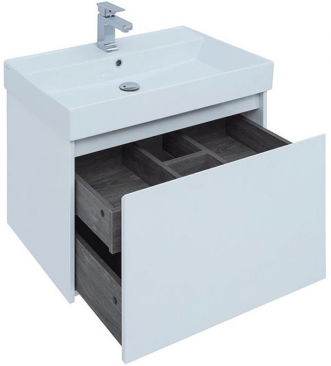 Комплект мебели для ванной Aquanet Nova Lite 75 242296 подвесной Белый