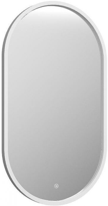 Зеркало Континент Prime 450х800 ЗЛП1099 с подсветкой Белое с сенсорным выключателем
