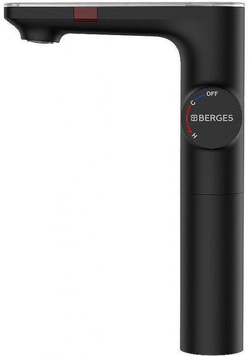 Смеситель для раковины Berges Morans 076004 с термостатом Черный матовый