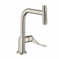 Кухонный смеситель AXOR Citterio с вытяжным изливом 39863800