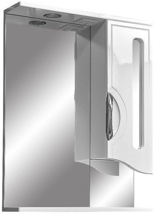 Зеркало со шкафом Stella Polar Сильва 60/С SP-00000208 с подсветкой Белое