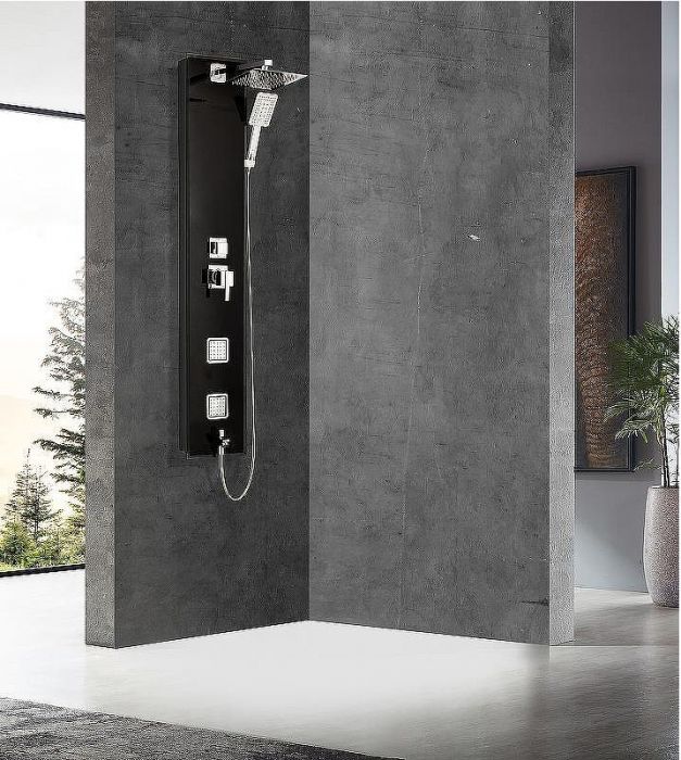 Душевая панель WeltWasser GL 14251 BL 10000001050 Черная