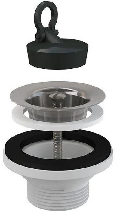 Донный клапан Alcaplast A31 Белый