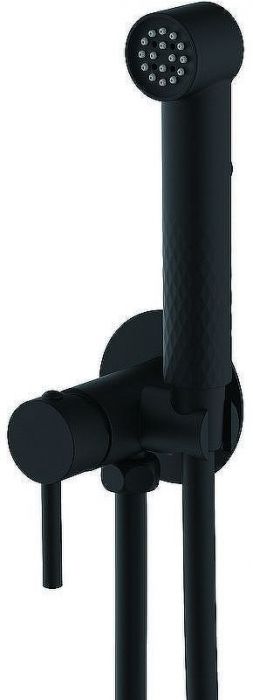 Гигиенический душ со смесителем Splenka S99.52.06 Черный матовый