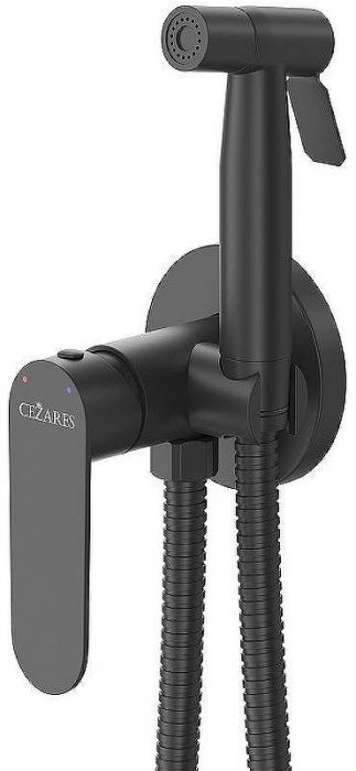 Гигиенический душ со смесителем Cezares Stylus STYLUS-DIF-NOP Черный матовый