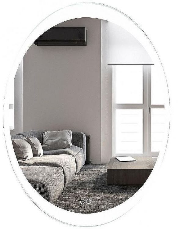 Зеркало Art&Max Ovale AM-Ova-570-770-DS-F-H с подсветкой с сенсорным выключателем