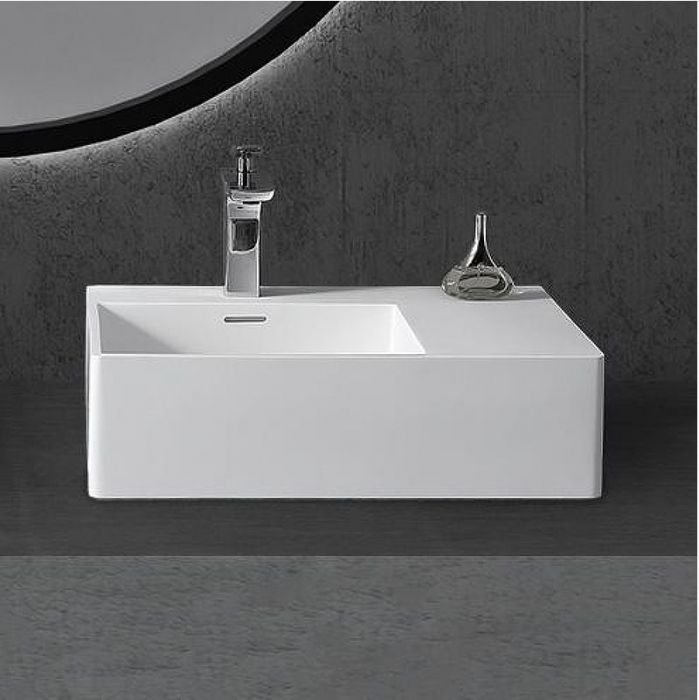 Раковина Abber Stein 56 L AS2644 L Белая матовая