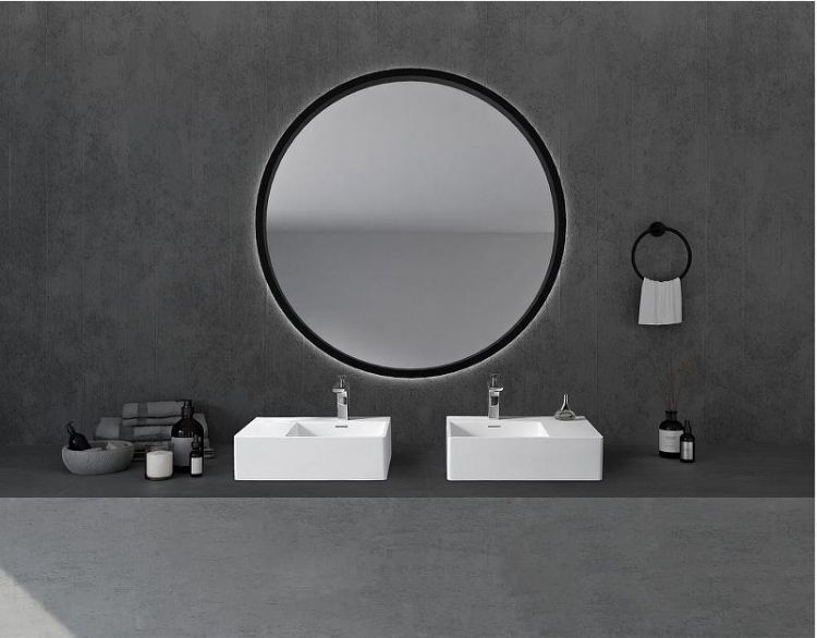 Раковина Abber Stein 56 L AS2644 L Белая матовая