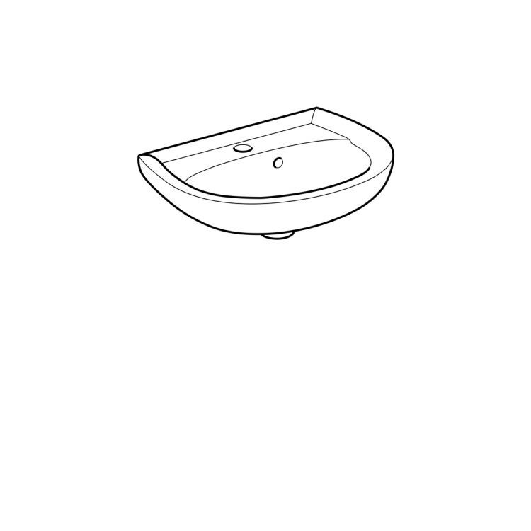 Раковина Geberit Renova Nr.1, 273050000