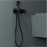 Гигиенический душ со смесителем Teska Atlas Tera T5738 Черный матовый