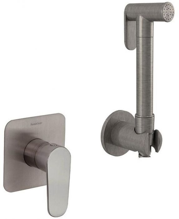 Гигиенический душ со смесителем Ramonsoler Alexia 364501WCNC Никель брашированный
