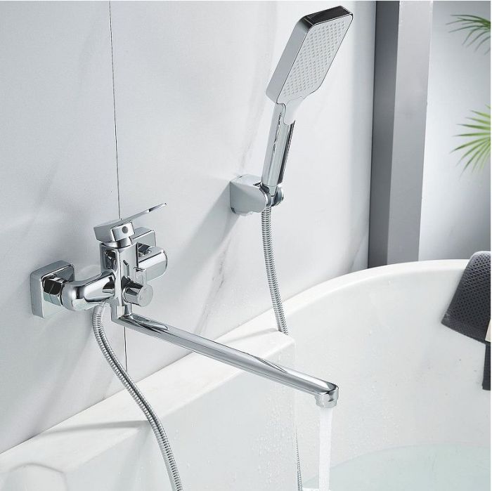 Смеситель для ванны Shevanik S9922 универсальный цвет Хром