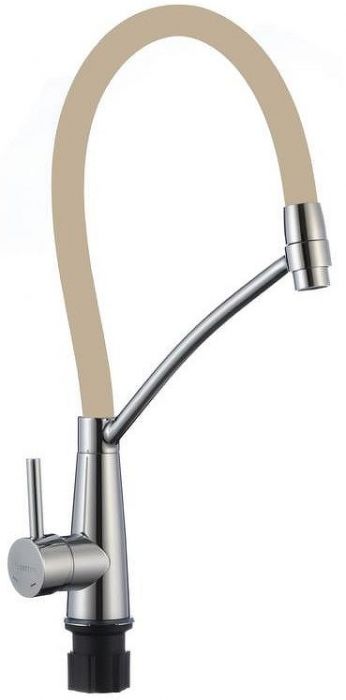 Смеситель для кухни Fmark FS8255A-12 цвет Хром Бежевый