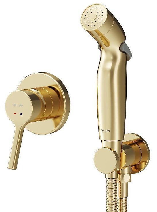 Гигиенический душ со смесителем AM.PM X-Joy S F40H85B99 цвет Золото Гигиенический душ со смесителем AM.PM X-Joy S F40H85B99 цвет Золото
