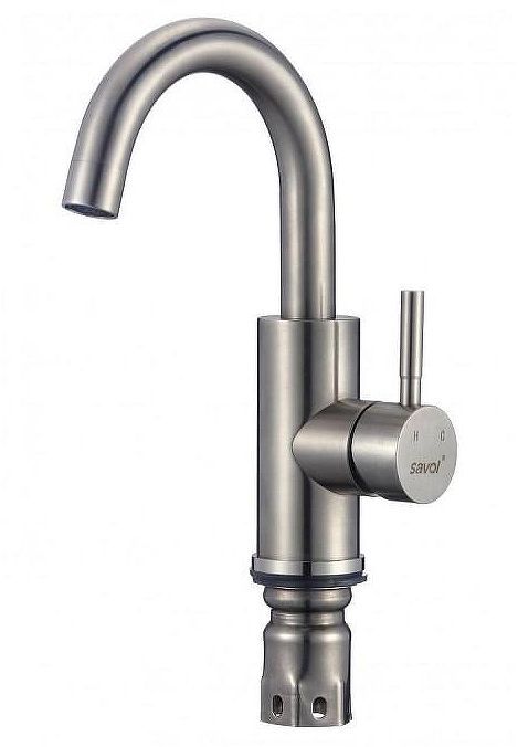 Смеситель для кухни Savol S-SUS8002 цвет Сатин