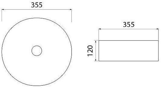 Раковина-чаша Iddis Ray 35.5 RAYGM03i27 Серая матовая Раковина-чаша Iddis Ray 35.5 RAYGM03i27 Серая матовая