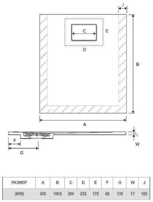Акриловый поддон для душа Excellent Lavano Slim 100х90 BREX.1103.100.090.WHN Белый Акриловый поддон для душа Excellent Lavano Slim 100х90 BREX.1103.100.090.WHN Белый