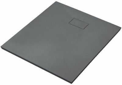 Душевой поддон из стеклопластика WasserKRAFT Elbe 90x90 74T03 Черный матовый