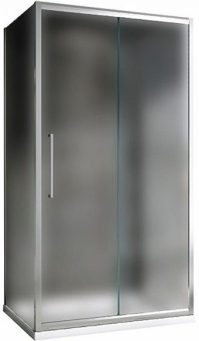 Душевой уголок Abber Schwarzer Diamant 150x80 AG30150MH-S80M-S80M профиль Хром стекло матовое