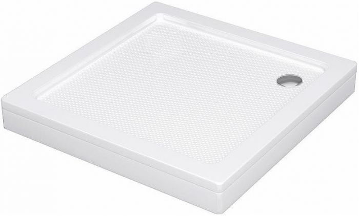 Акриловый поддон для душа WasserKRAFT Amper 90x90 29T03 Белый глянец