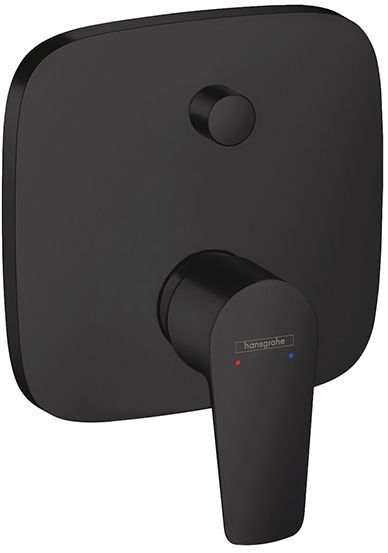 Hansgrohe Talis E Встраиваемый смеситель для ванны, внешняя часть, цвет: черный матовый