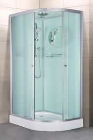 Душевая кабина полукруглая ESBANO-115CR, 85х115х210 Душевая кабина полукруглая ESBANO-115CR, 85х115х210