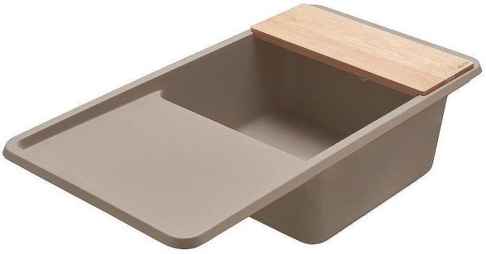 Кухонная мойка Aquaton Беллис 97 1A725132BS250 Серый шелк